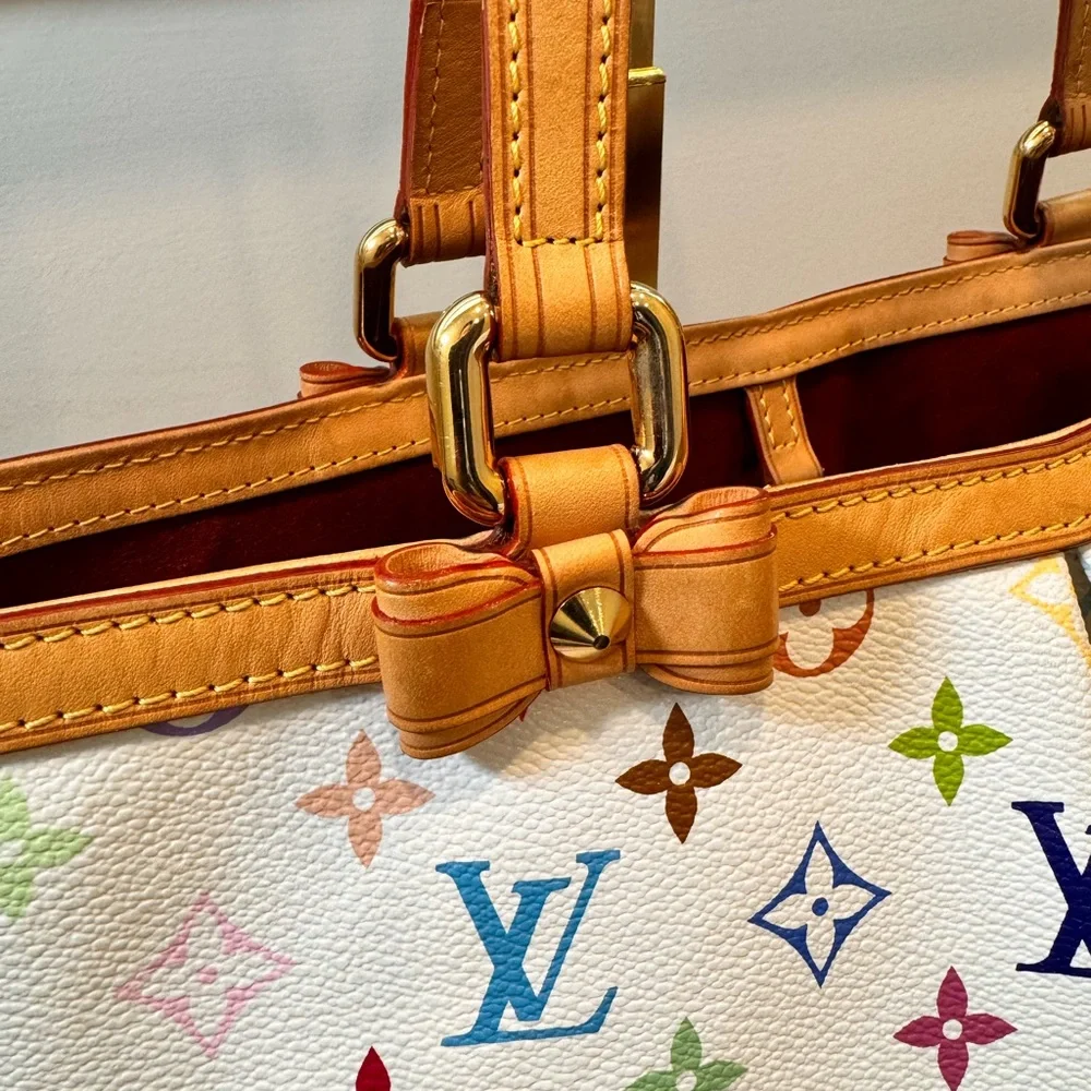 SOLD-Louis Vuitton Murakami Monogram Multicolor Sharleen MM - Picture 3 of 9
